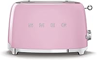Vista 7 de Smeg Retro Drip Coffee Machine and 2-Slice Toaster Bundle (Pink)