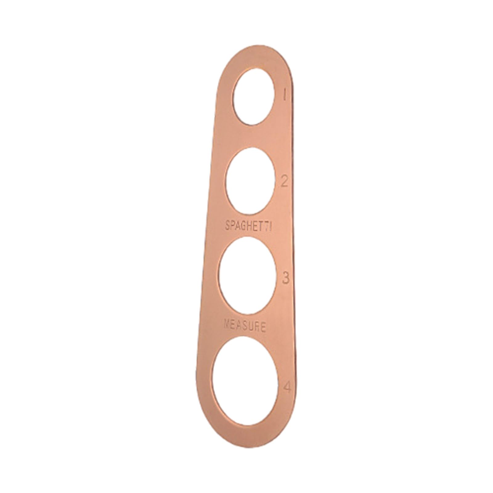 YWLUUOO 430 Stainless Steel Pastas Portioning Tool 4 Hole Size Spaghetti Measure Ruler for Accurate Serving Kitchen Gadget Pastas Portioning Tool