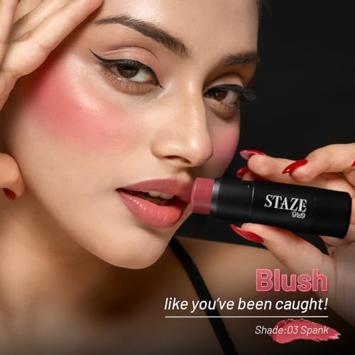 Image of Staze9to9 Cupid's Essentials Gift Box (All Eyes On You Tubing Mascara + Cheek Me Out Multipurpose Blush Stick 03 Spank + Creme De La Matte Lipstick 04 Tequila Sunrise)