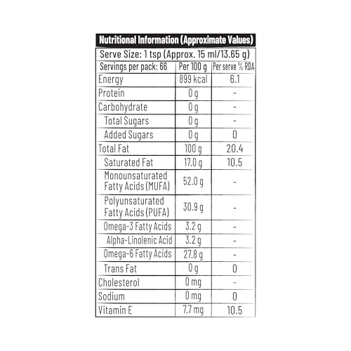 Image of Tata Simply Better Avocado+ Blended Oil for Indian Cooking, Premium & Unrefined, 1L, Cold Pressed, Hexane Free, Blend of Avocado, Sesame & Flaxseed Oil, Rich in Omega-3 & ALA, Supports Normal Heart & Brain Health