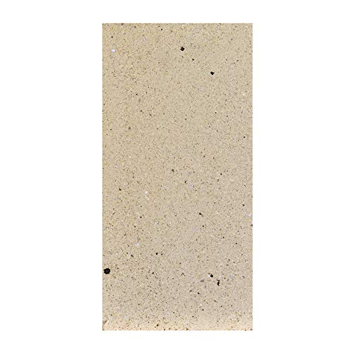 FIREFIX Pierre réfractaire 2050/3 (moulée) de 64 mm d'épaisseur, dimensions : 250 x 124 mm