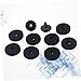 Generic 8pcs Drum Practice Pad Felt Washers Cymbal Sleeve Base for Low Volume Cymbal Pack