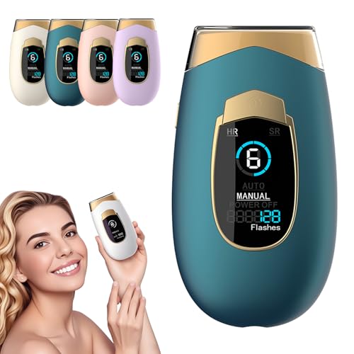 LumiSilk Luminia Depiladora IPL - Lumina Da LumiSilk Reducción del Vello para Mujer y Hombre, Piel Suave Sin Dolor, Cara, Axilas, Piernas, Bikini - Kit Completo con Gafas (Verde)