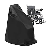 Wheelchair Cover, Waterproof Manual & Electric Wheelchair Cover for Storage, All-Weather Protection Shield for Wheelchairs and Mobility Scooters(115x75x130cm,not for People)