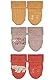 Sterntaler Baby - Mädchen Baby Socken Baby-socke 3er Pack Schaf und Bär, Hellbraun, 16
