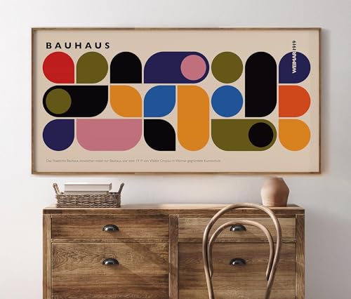 Tableau géométrique bohème pour combler le vide au-dessus du lit avec style - 3