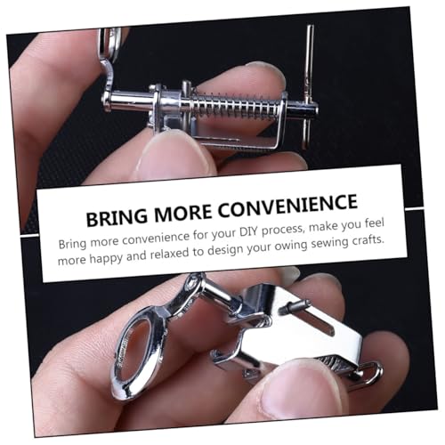Juego 3 Piezas Pies Prensatelas Metal para Máquina de Coser miniatura 4
