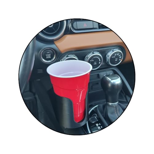 CUPHOLDER front of cabin for Mazda Miata MX5 ND and Fiat 124 Spider | Car Beverage Holder | Console Bottle Cup Drink Holder | VelociMods
