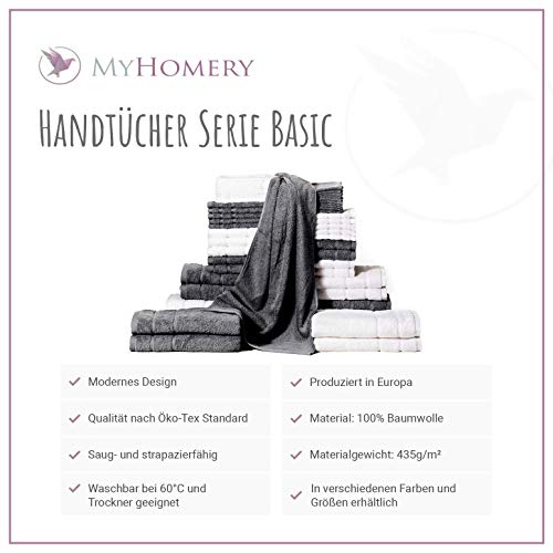 MyHomery, set di asciugamani per doccia, sauna