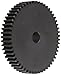 Martin S1055 Spur Gear, 14.5? Pressure Angle, High Carbon Steel, Inch, 10 Pitch, 7/8" Bore, 5.7" OD, 1.000" Face Width, 55 Teeth