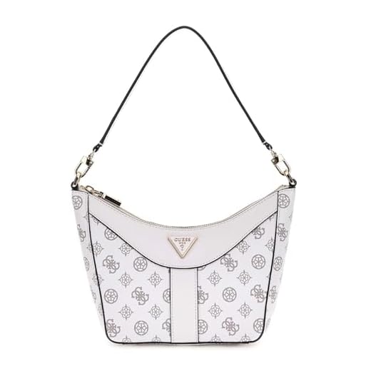 GUESS Dorys Shoulder Bag White Logo