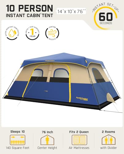 FanttikOutdoor Zeta C10 Pro 10-Person Tent