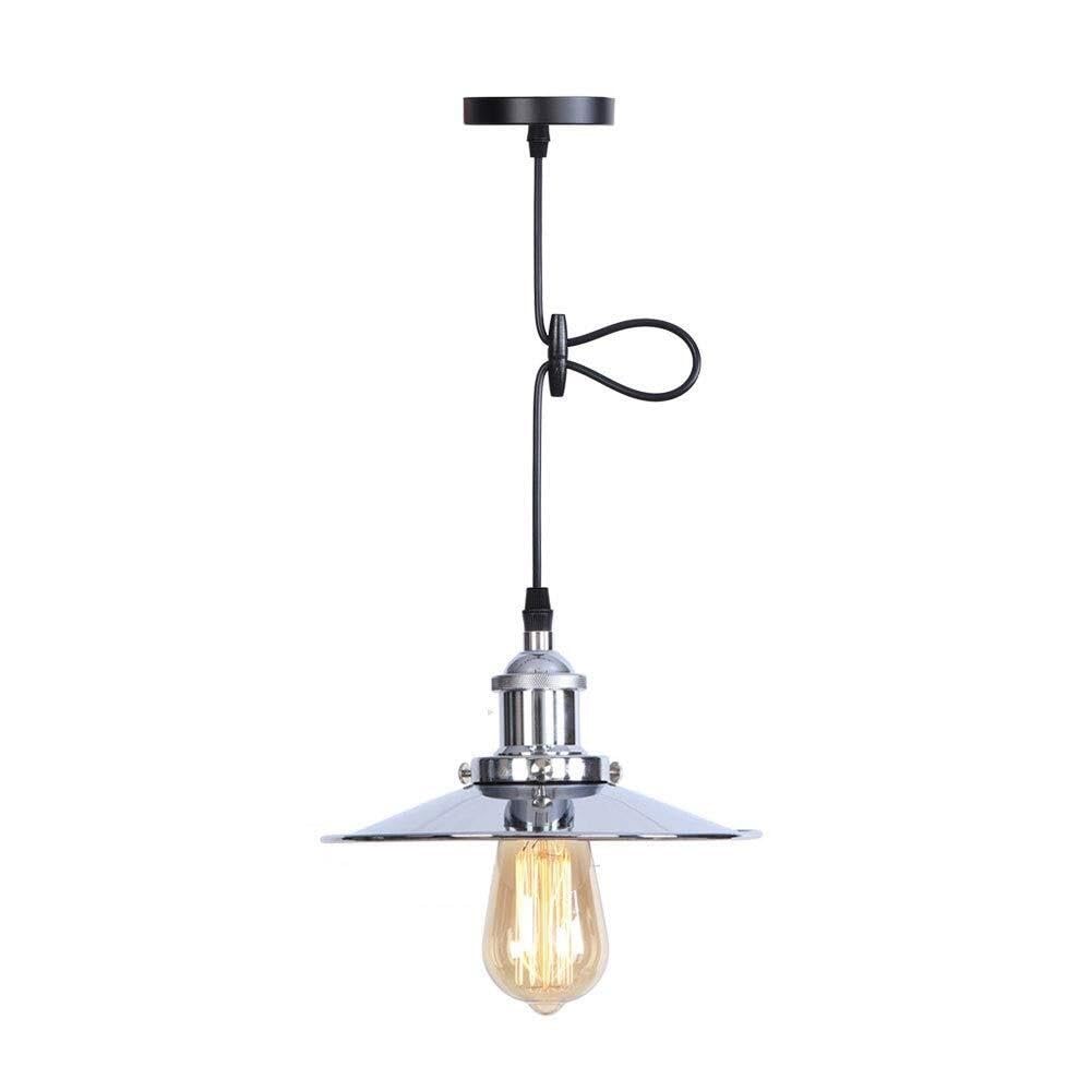 Luces colgantes clásicas tradicionales E27 Edison lámpara retro metal comedor oro rosa 2