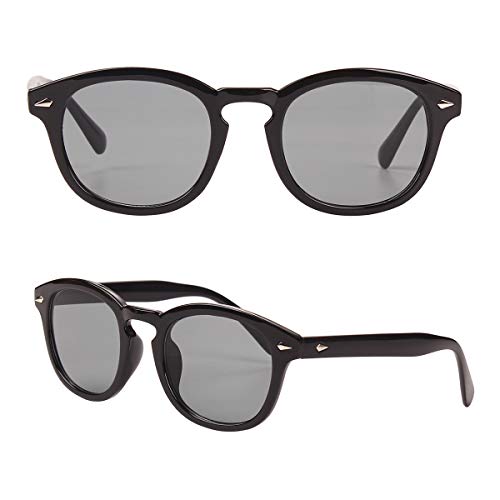 Image of Bestum Retro Inspired Sunglasses With Rivets Tinted Lens UV400