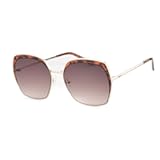 Gold Metal Women&apos;s Sunglasses