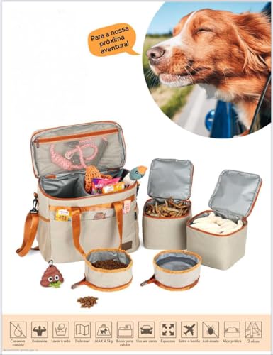 Bolsa Pet Térmica com Acessórios Transporte PETBUCO para cães e gatos