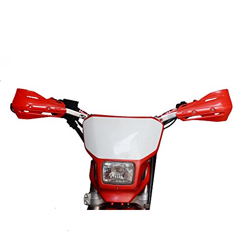 Dirt Bike Hand Guards Handguards - 7/8" 22Mm And 1 1/8" 28Mm With Universal Mounting Kits For Dirt Bike Motorcycle Mx Motocross Light Bee Sur Ron Supermoto Racing Atv Quad Kayo - Red #TOP5