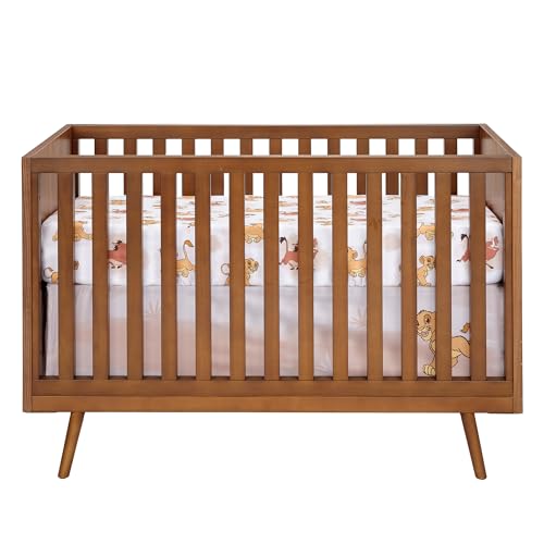 Image of Lambs & Ivy Disney Baby Lion King Safari Fitted Crib Sheet - White