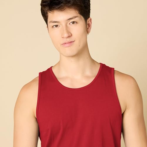Image of Amazon Essentials Men's Regular-Fit Sleeveless Tank Tops