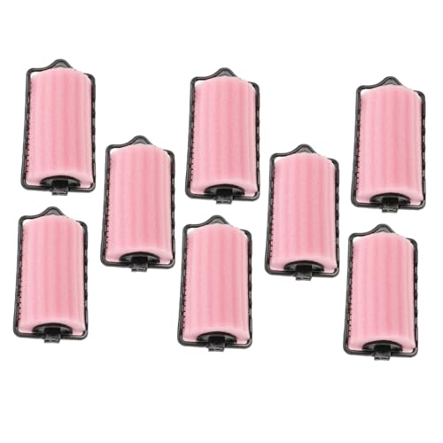 GALPADA Rulos De Esponja Para Cabello Rizados Autoadherentes 8 Piezas Tamaño Pequeño 3,5 Cm Suaves Para Uso Nocturno Hombres y Mujeres Ondas y Peinados Cotidianos