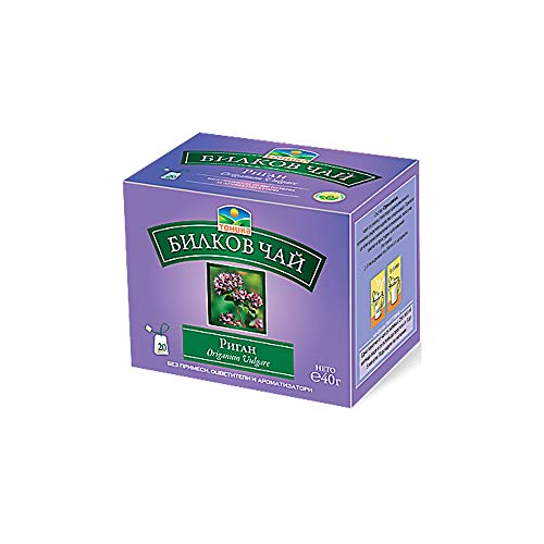 Tisane de thym de jardin - tisane Marjolaine (Origanum Vulgare) - 20 sacs à thé (Pack of 1)