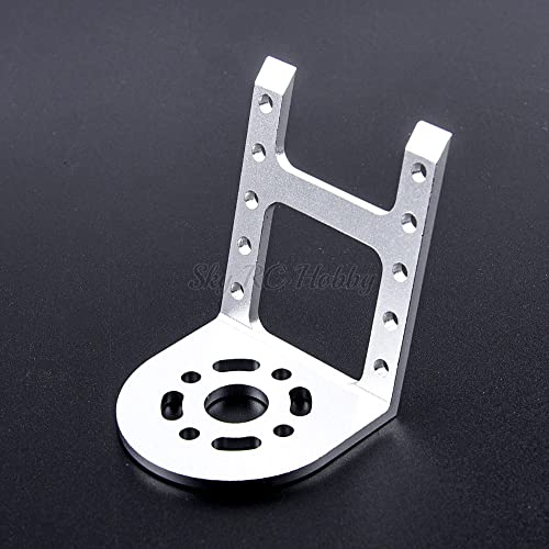 Midzooparts RC Boat 36/40mm Motor Mount, Metal Material, Silver, Compact