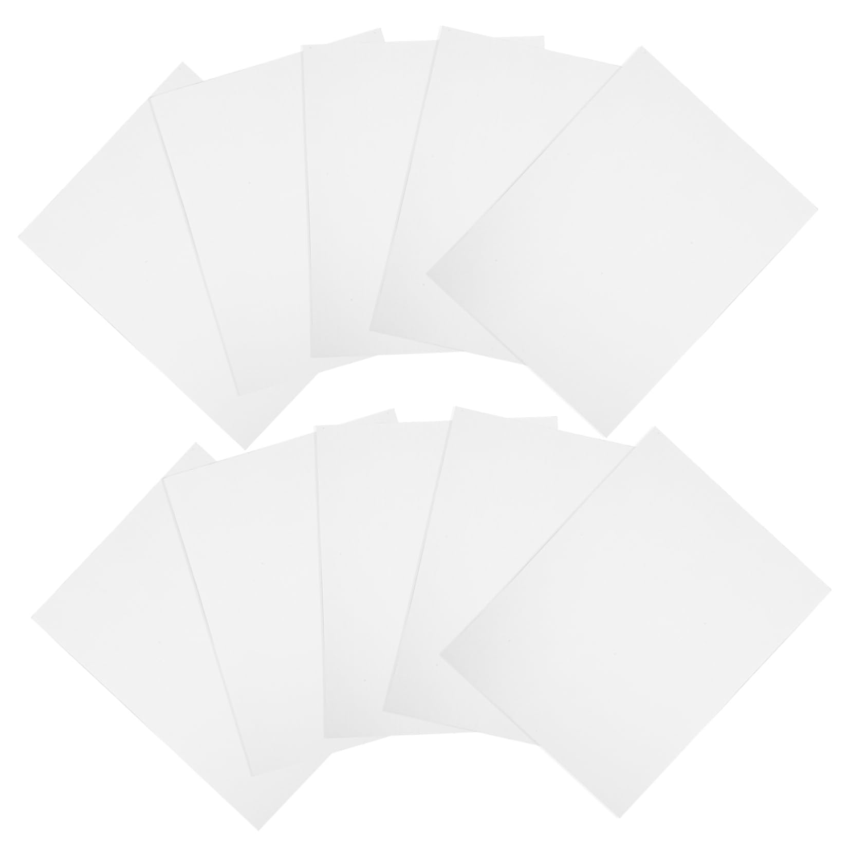 SHINEOFI 20 Stk Schaumstoffplatte Posterkarton aus Polystyrol Bastelschaumwürfel Wandpaneel aus Schaumstoff Schaumstoffkernplatte Bastelschaumblock dicke Plakatwand Modellbaumaterial Weiß
