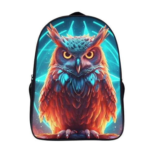 Sac à dos enfants grand volume 40cm style hibou confortable