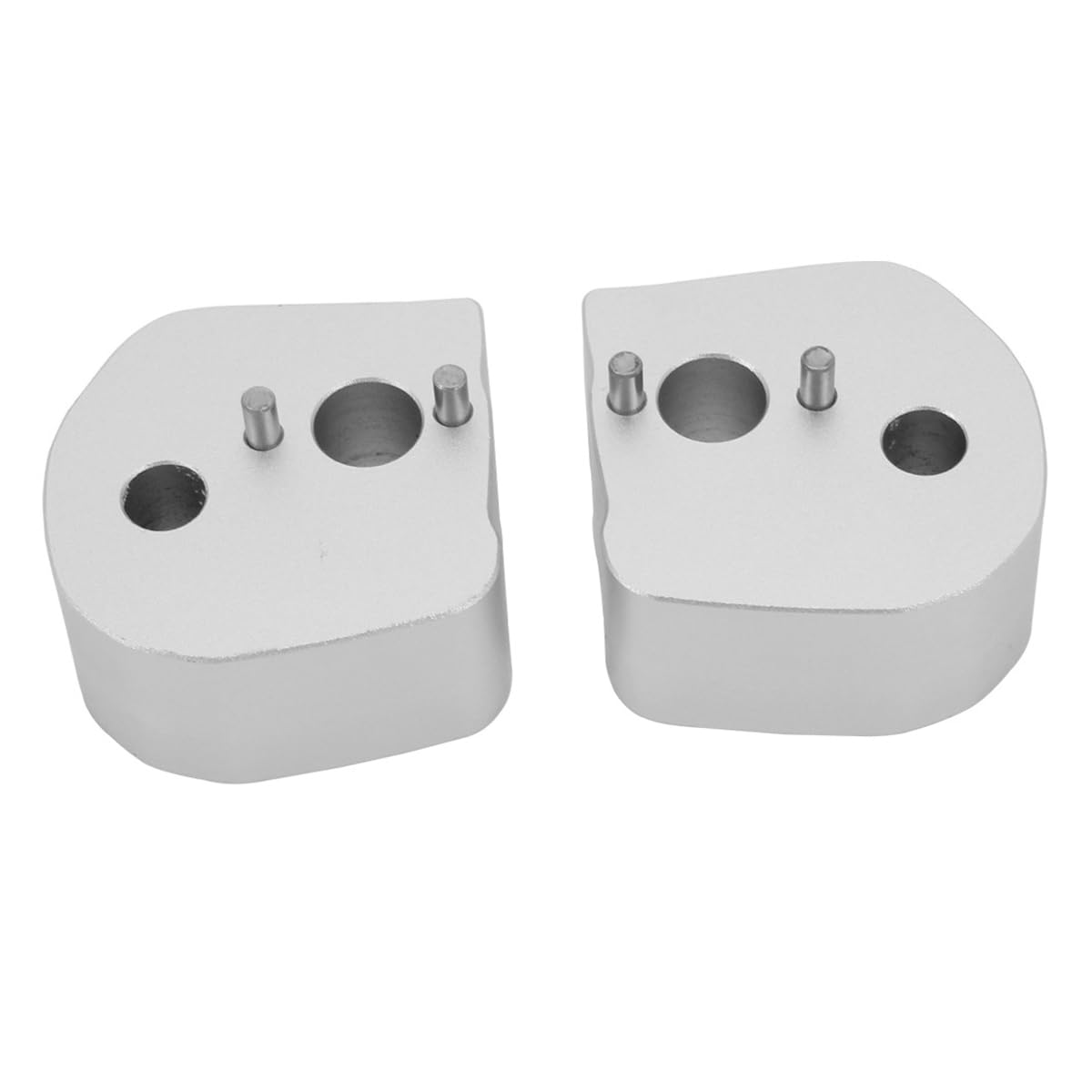 Lot de 2 rehausseurs de guidon de moto FJR1300 FJR 1300 2006-2019, en alliage d'aluminium argenté, réglables, accessoires de moto