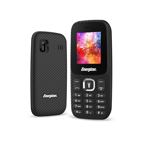 Energizer - Mobile E13-2G - Téléphone Portable Double Sim - Noir - Mini SIM - Débloqué – Batterie 1000 mAh – Radio FM, Torche LED, Carte SD - sans...