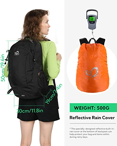 Waterfly Lightweight Day Hiking Backpack: Travel Waterproof Daypack Trekking Bagpack Hike Day Bag For Camping Climbing Man Woman 30L #TOP1