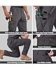 CNBQDD Mens Work Pants Cargo Tactical Construction for Men Ripstop Waterproof Lightweight Outdoor Hiking with Pockets #3