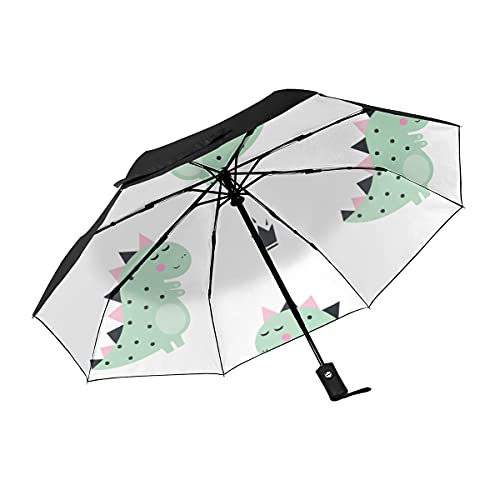Parapluie de voyage dinosaure 3 plis automatique