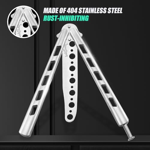 WodsWod Treinador de faca de borboleta atualizado, ferramenta de faca de borboleta de treinamento de