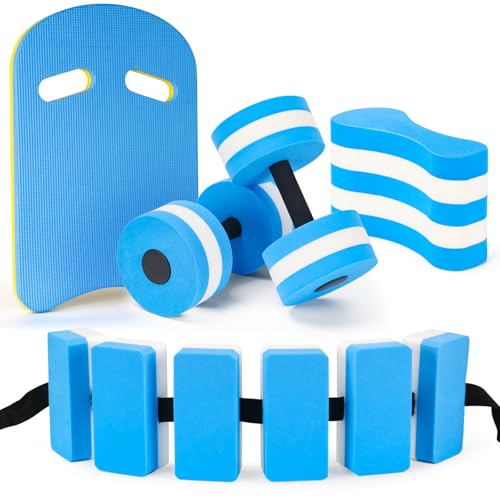 NEAGLORY 5 Pieces Water Aerobics Set Aquatic Exercise...