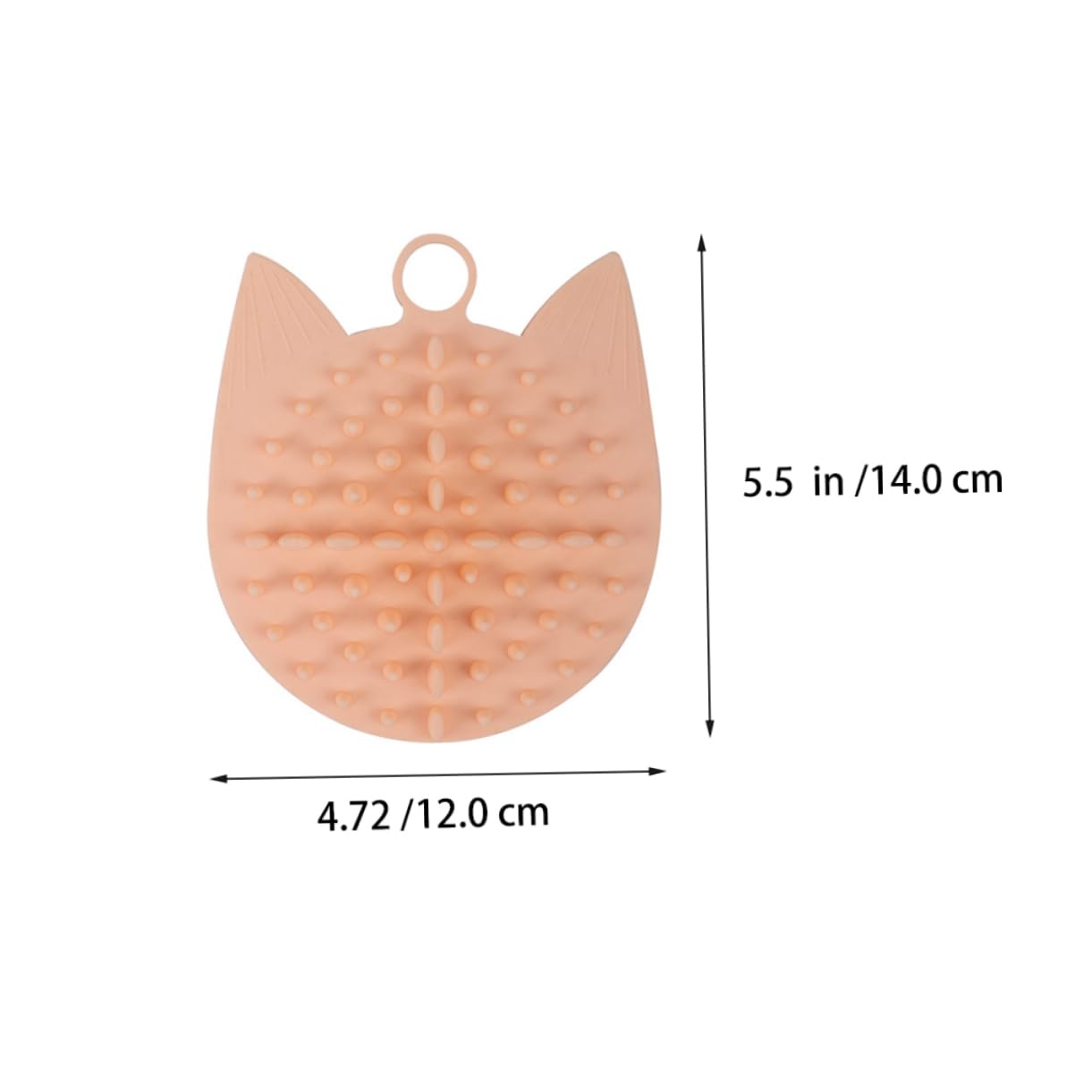 POPETPOP 1pc Silicone Pet Massaging Comb Cat Grooming Brush Self-grooming Cat Toy Dematting Brush for