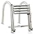CO-Z 4 Step Telescoping Boat Ladder, Pontoon Boat Ladder with 485lb Strength, 316 Stainless Steel Folding Dock Ladder with Nonslip Steps, Heavy Duty Marine Boat Boarding Ladder for Yacht Swimming Pool