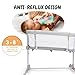 Bicystar Baby Bassinet Bedside Sleeper Playpen 3 in 1, Arms Reach Co Sleeper Attach to Parents Bed with Wheels, Mattress Included, All Mesh Breathable, Adjustable Height for 0-18 Months, Baby Registry