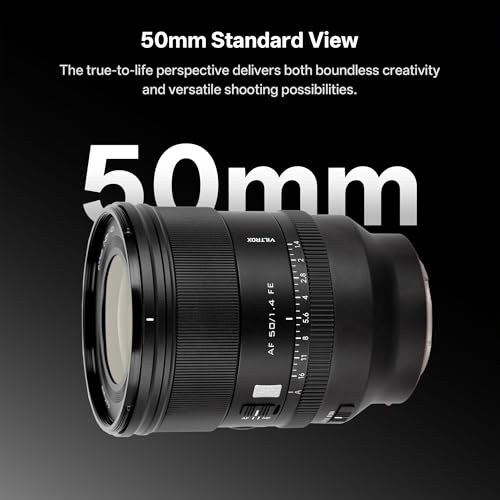Image of VILTROX 50mm F1.4 Pro FE Lens Full Frame Auto Focus Large Aperture Prime Lens with Hyper VCM Motor Compatible with Sony E-Mount Cameras A7IV A7C A7III A7RII A7III A7RIII A7RIV A9 A9III A1 ZV-E1 FX3