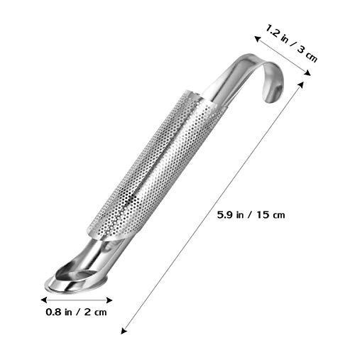 Ounona Tea Infuser Stainless Steel Tea Stick Pipe Steeper Strainer With Hook For Loose Tea Leaf Herbs Or Spice #TOP4