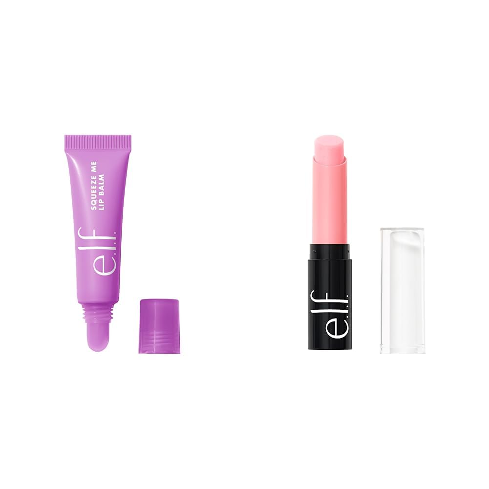 e.l.f. Squeeze Me Lip Balm, Moisturizing Lip Balm For A Sheer Tint