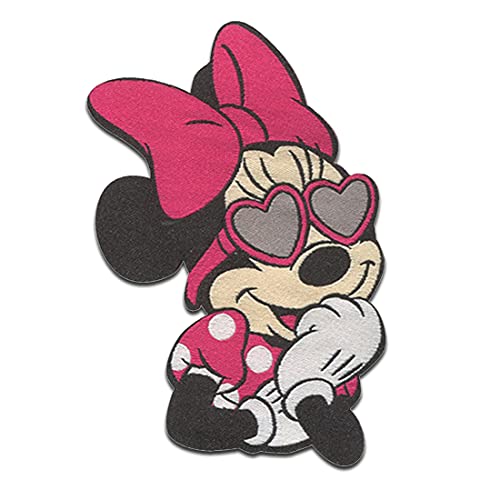 Disney © Minnie Mouse Comic enfants - Ecusson thermocollant patches appliques, Taille: 8,3 x 4,7 cm