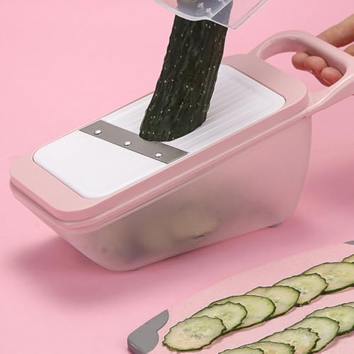Cortadora y ralladora multifuncional para vegetales de acero inoxidable miniatura 6