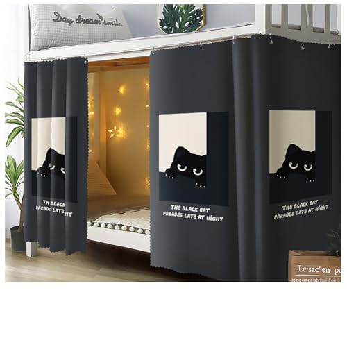 Bettvorhang Hochbett Kinder Etagenbett Vorhang Bettvorhänge Schlafzimmer Betthimmel Mädchen Jungen Bettzelt Schlafsaal Bett Vorhänge Cartoon Schlafzelt Kinderzimmer Bett Zelt Umrandung 2x1.15m (LxH)