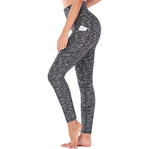 High Waist Yoga Pants, Pocket Yoga Pants Tummy Control Workout Running 4 Way