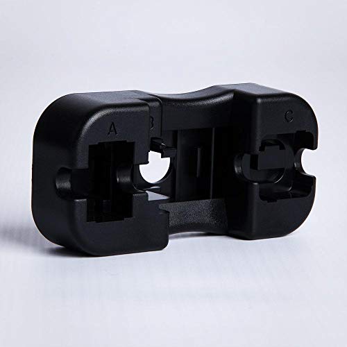 FireFold Keystone Jack Punch Down Termination Palm Holder Block Stand- Compatible with Cat5E, Cat6, RJ11/12 Jacks - Made up of Molded Plastic