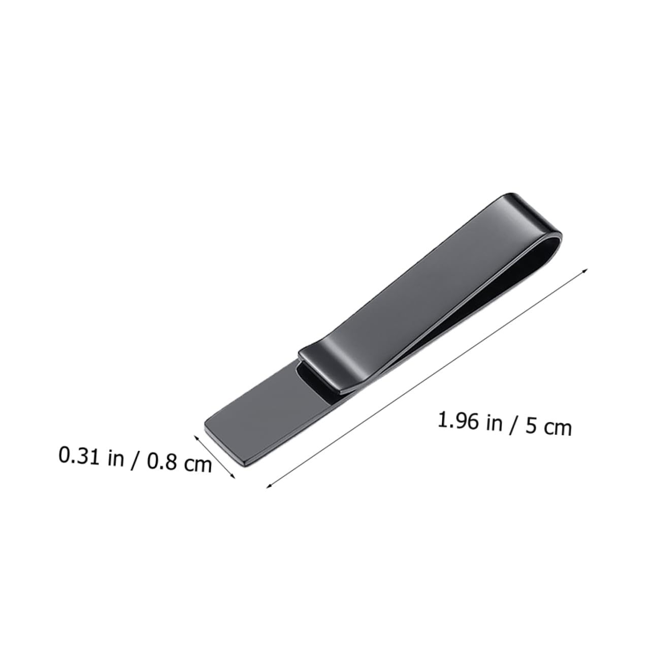 Ipetboom Clip Metal Alfileres De Necktie Negocios Simple Accesorios De Hombres Negro Dorado