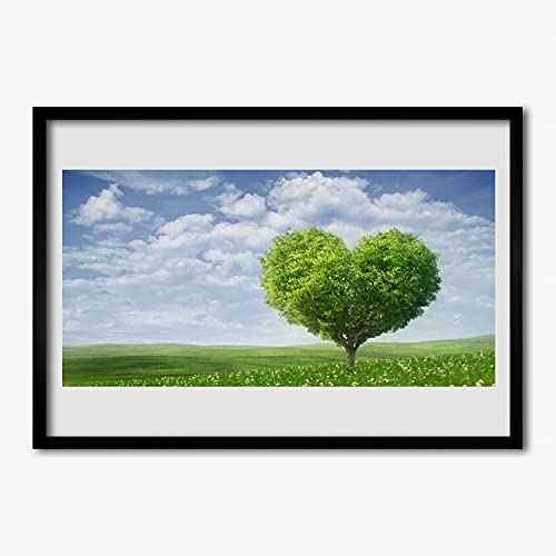 Affiche encadrée nature pour habiller un mur vide cadre en MDF rigide 70x50 cm salon chambre