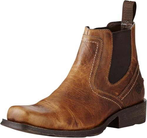 ARIAT unisex-adult Men's Midtown Rambler Square Toe Chelsea Boot