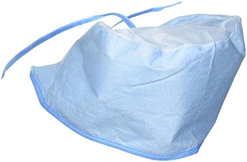 Medline NON28628 Disposable Surgeon's Caps, Spunlace, Latex Free, Blue (Pack of 500)